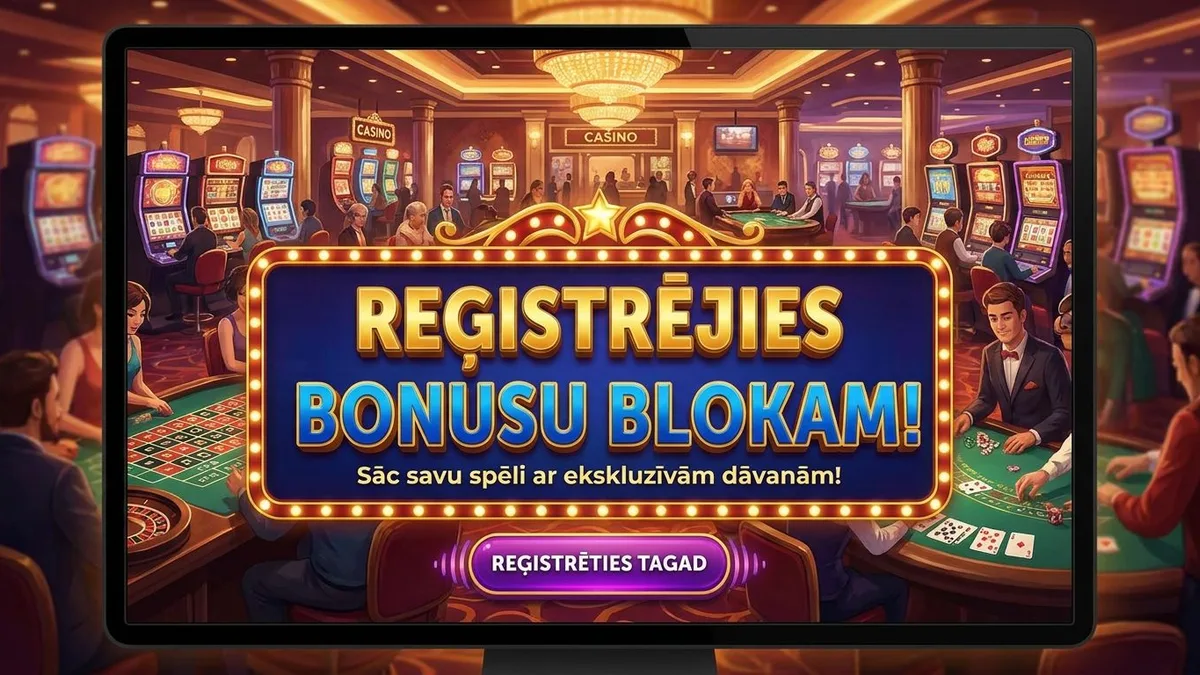 Reģistrācija ar bonusu